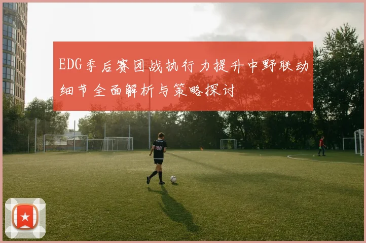 EDG季后赛团战执行力提升中野联动细节全面解析与策略探讨